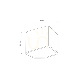 Aplică de perete „Space”, include 1 bec LED de 3000K și 6W, metal negru/auriu, 16,4 cm small 3