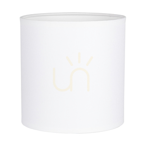 Lampă de masă rotundă „Strong”, 1xE27, Max. 25 W, beton alb/cablu din PVC negru/abat-jour alb, Ø 15 cm small 1