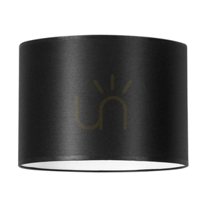 Lampa de masă „Swan”, 1xE27, Max. 40 W, metal negru/cablu din PVC negru/abat-jour negru, Ø 25 cm small 1