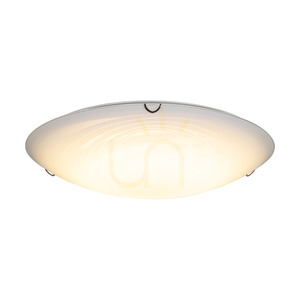 Lampa de tavan Sydney, include 1 bec LED de 2700K și 18W, corp metalic cromat/abat-jour din sticlă albă, Ø40 cm small 2