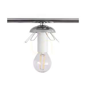 Lampa de tavan Tilo, 4xE14, Max. 25 W, metal cromat/abat-jour din sticlă albă, 77 cm small 3