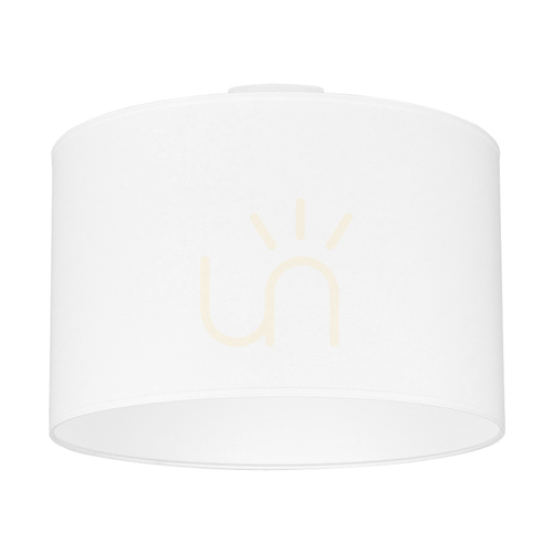 Verifica Lampa de tavan Timon, 1xE27, Max. 40 W, metal alb/abat-jour alb, Ø 38 cm