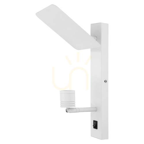 Verifica Aplică de perete Turid, 1xLED, 3100K, 3W, metal alb, 16 cm