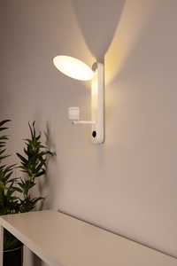 Aplică de perete Turid, 1xLED, 3100K, 3W, metal alb, 16 cm small 1