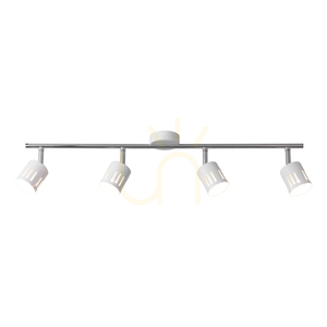 Lampa de tavan Ulrika, 4xG9, Max. 28 W, crom/metal alb, 82 cm small 1