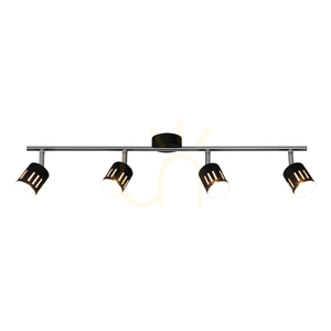 Lampa de tavan Ulrika, 4xG9, Max. 28 W, metal cromat/negru, 82 cm small 1