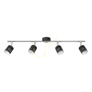 Lampa de tavan Ulrika, 4xG9, Max. 28 W, metal cromat/negru, 82 cm small 0