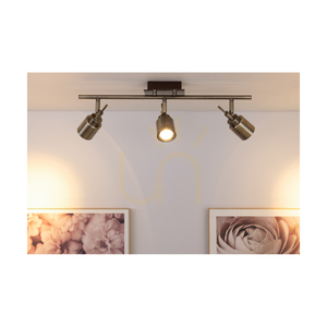 Lampa de tavan Vera, 3xGU10, Max. 35 W, patină metalică, 56,8 cm small 3
