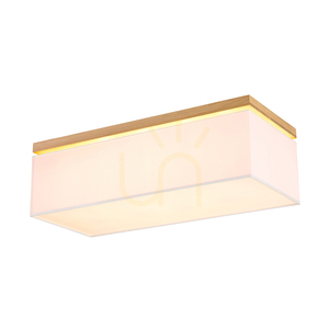 Lampa de tavan Vertiga, 4xE27, Max. 25 W, stejar lăcuit/alb, abajur de 70 cm small 1
