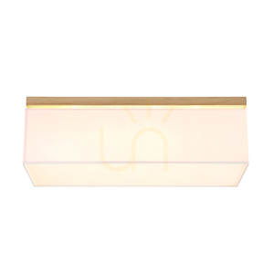 Lampa de tavan Vertiga, 4xE27, Max. 25 W, stejar lăcuit/alb, abajur de 70 cm small 3