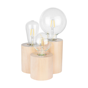 Lampa de masă Vincent, 3xE27, Max. 15 W, mesteacăn/negru, cablu din PVC de 19,5 cm small 0