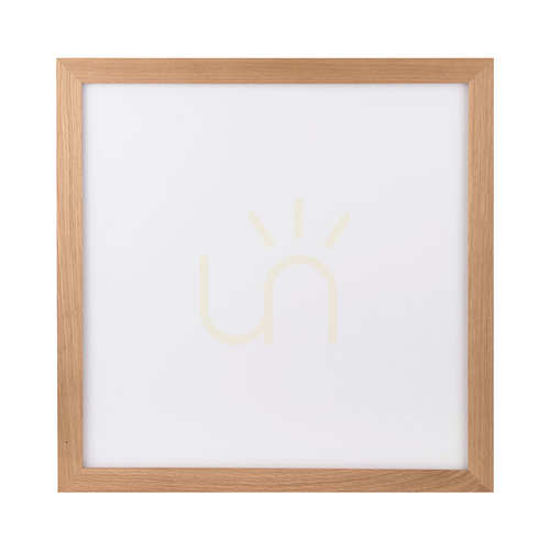 Verifica Lampa de tavan Vivica Square, 1xLED, 2700–6200 K, 46 W, stejar uleiat/abat-jour din sticlă albă, cu telecomandă, 62 cm