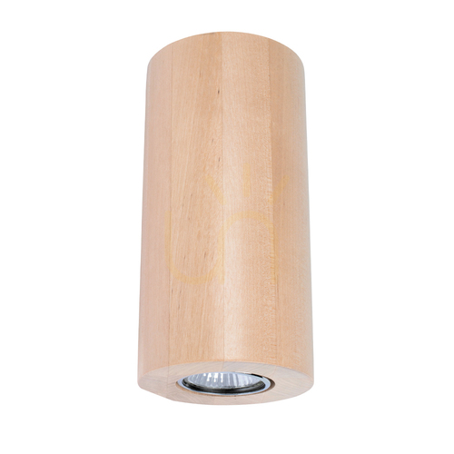 Verifica Aplică rotundă de perete Wooddream, 2xGU10, Max. 6 W, mesteacăn, Ø 10 cm
