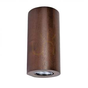 Aplică rotundă de perete Wooddream, 2xGU10, Max. 6 W, lemn de fag și nuc, Ø 10 cm small 0