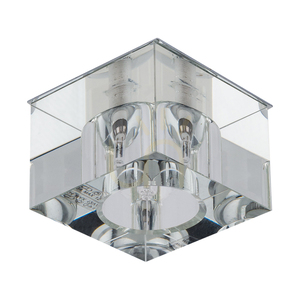 Set de plafoniere Cristaldream, include 3 becuri LED G4 (Max.. 2,3 W), metal cromat/sticlă transparentă, cu sursă de alimentare, 7 cm small 1