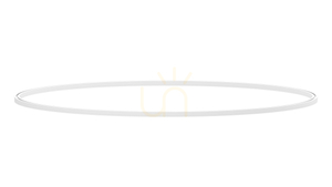 INEL LUMINES, tip FLEXA, D = 950 mm, lac alb. small 0