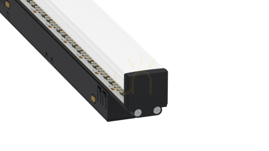 LUMINES SOLVIA 48 V c.c. 12 W 3000 K Negru 1 m