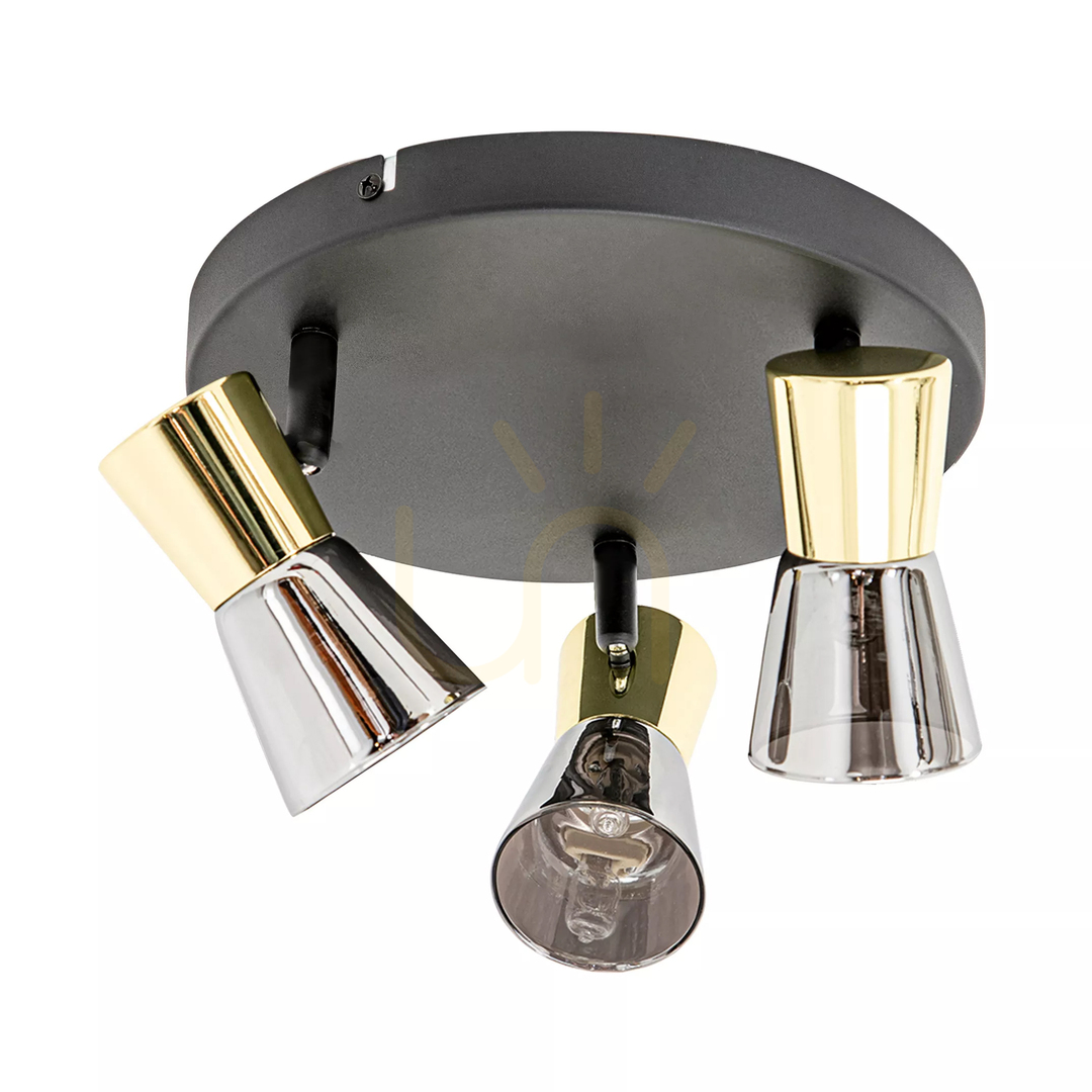 Vedere Lampa de tavan CENTO CK220532-3BG, negru, 3xG9 Lampa de tavan CENTO CK220532-3BG, negru, 3xG9