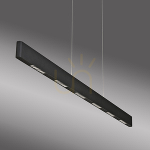 Q-STRETTO 2687-18 Lampă suspendată neagră cu 2 LED-uri small 8