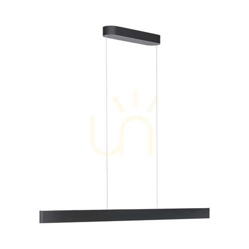 Verifica Q-STRETTO 2687-18 Lampă suspendată neagră cu 2 LED-uri