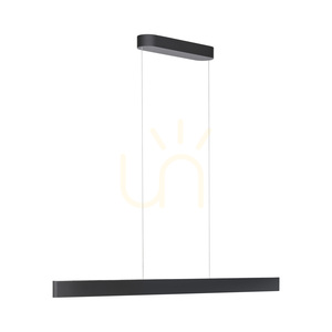 Q-STRETTO 2687-18 Lampă suspendată neagră cu 2 LED-uri small 0