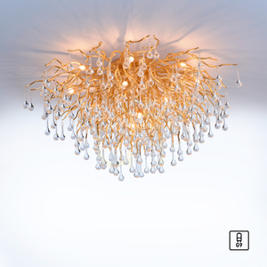 ICICLE 8092-11 Lampa de tavan, alamă, 14xG9 small 13