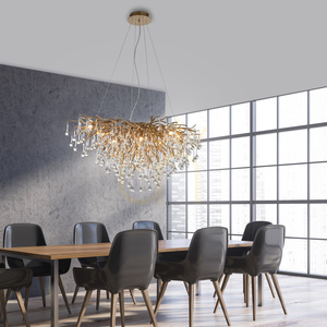 Lampa suspendată din alamă ICICLE 2192-11, 10xG9 small 2