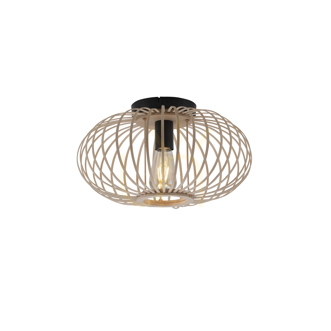 Verifica RACOON 11410-79 Lampa de tavan, lemn, 1xE27 RACOON 11410-79 Lampa de tavan, lemn, 1xE27