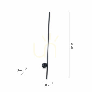 PURE-GRAFO 9407-18 Aplică de perete neagră cu 1 LED 7 PURE-GRAFO 9407-18 Aplică de perete neagră cu 1 LED small 7