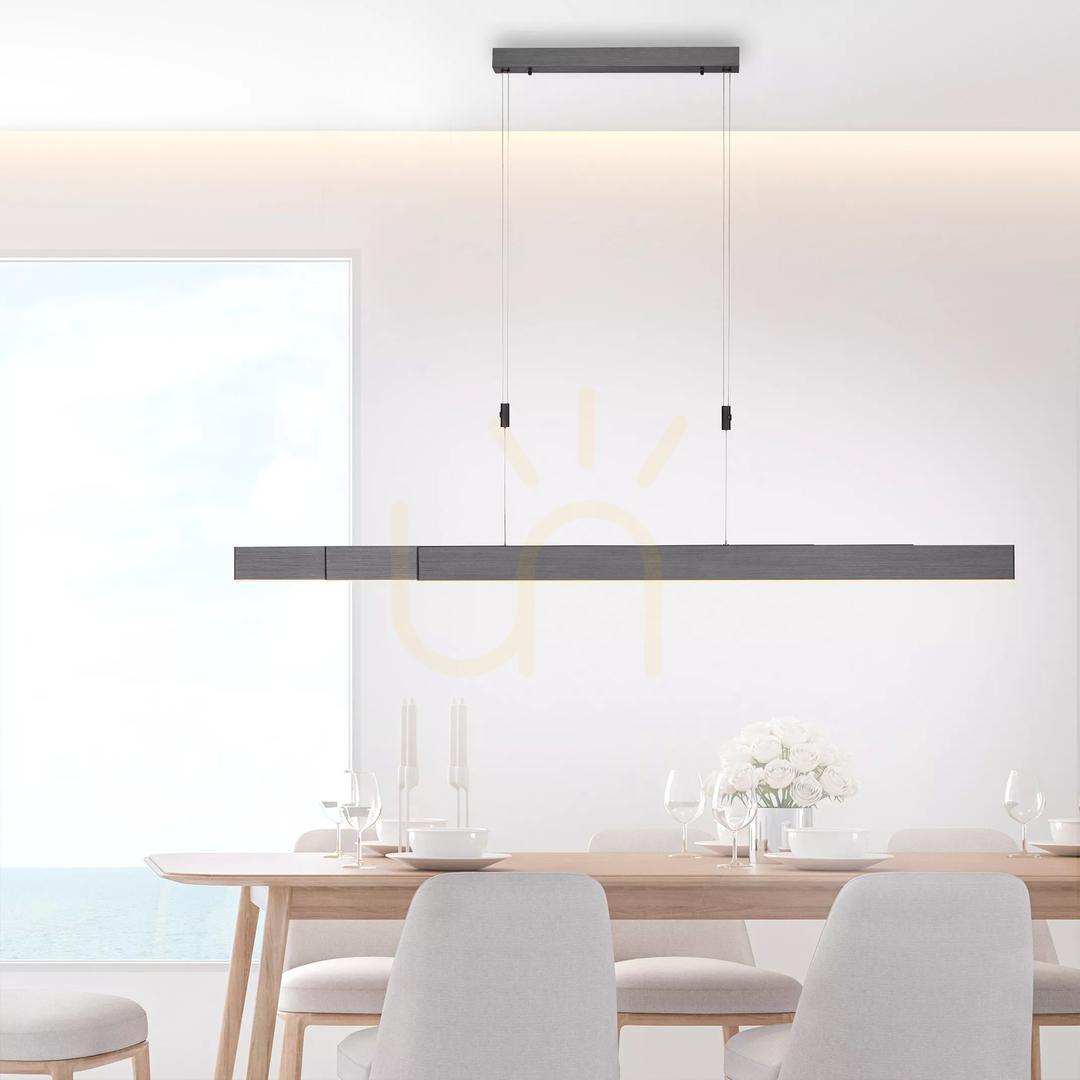 Vedere PURE-MOTO 2525-15 Lampa suspendată gri cu 3 LED-uri PURE-MOTO 2525-15 Lampa suspendată gri cu 3 LED-uri