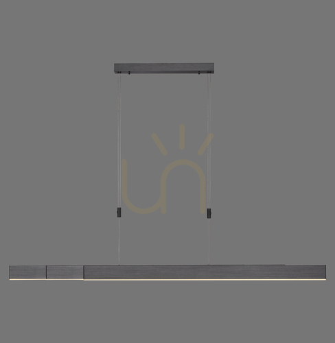 Verifica PURE-MOTO 2525-15 Lampa suspendată gri cu 3 LED-uri