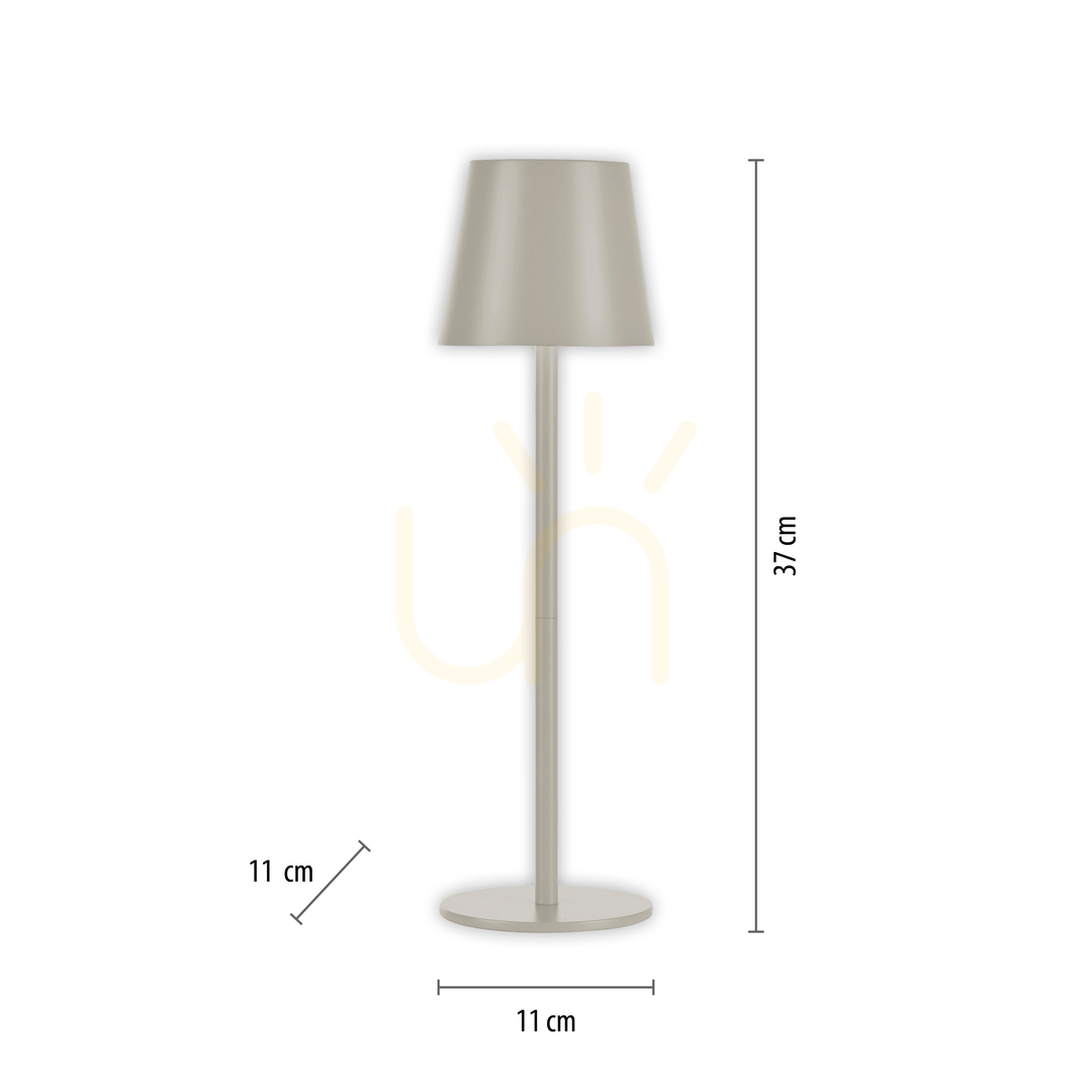 Afişa Lampa de masă EURIA 19250-40, gri, 1xLED Lampa de masă EURIA 19250-40, gri, 1xLED