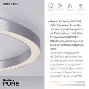 PURE-LINES 6306-95 Lampa de tavan, argintiu, 1xLED 4 PURE-LINES 6306-95 Lampa de tavan, argintiu, 1xLED small 4