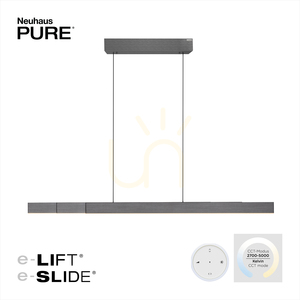 PURE-MOTO-RISE 2545-15 Lampa suspendată gri cu 3 LED-uri 1 PURE-MOTO-RISE 2545-15 Lampa suspendată gri cu 3 LED-uri small 1