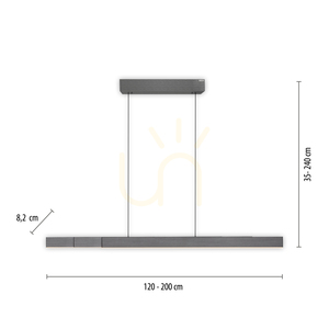 PURE-MOTO-RISE 2545-15 Lampa suspendată gri cu 3 LED-uri 8 PURE-MOTO-RISE 2545-15 Lampa suspendată gri cu 3 LED-uri small 8