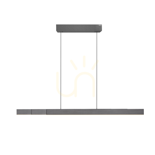 Verifica PURE-MOTO-RISE 2545-15 Lampa suspendată gri cu 3 LED-uri