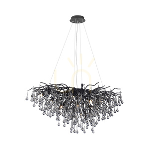 ICICLE 2192-18 Lampa suspendată neagră 10xG9 small 7