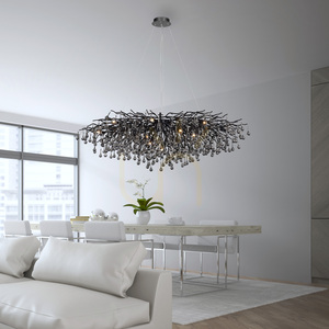 ICICLE 2031-18 Lampă suspendată neagră 15xG9 small 10