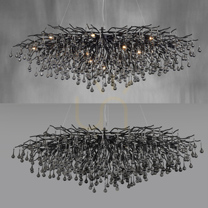 ICICLE 2031-18 Lampă suspendată neagră 15xG9 small 14