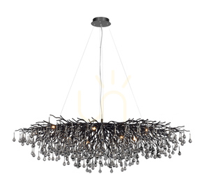 ICICLE 2031-18 Lampă suspendată neagră 15xG9 small 15