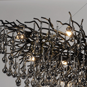 ICICLE 2031-18 Lampă suspendată neagră 15xG9 small 9