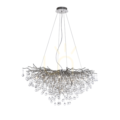 Verifica ICICLE 2192-55 Lampa suspendată argintie 10xG9