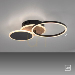 SEVENT 14116-78 Lampa de tavan, finisaj lemn, 1xLED small 13