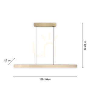 PURE-MOTO-RISE 2545-60 Auriu, lampă suspendată cu 3 LED-uri 8 PURE-MOTO-RISE 2545-60 Auriu, lampă suspendată cu 3 LED-uri small 8