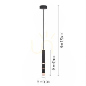 Pendul LED negru Paul Neuhaus PURE-VEGA 2211-18, 3000 K small 7