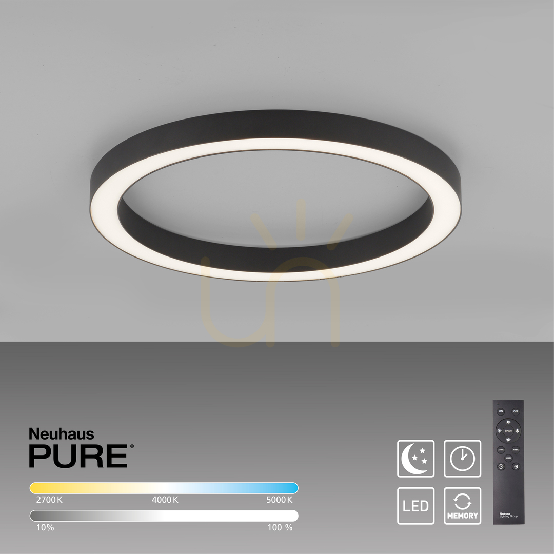 Verifica PURE-LINES 6309-13 Lampa de tavan, antracit, 1xLED PURE-LINES 6309-13 Lampa de tavan, antracit, 1xLED