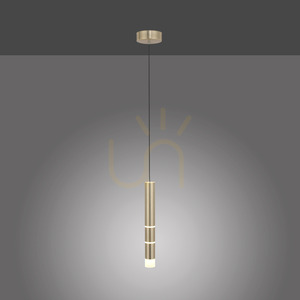 PURE-VEGA 2211-60 Lampa suspendată din alamă cu 4 LED-uri small 4