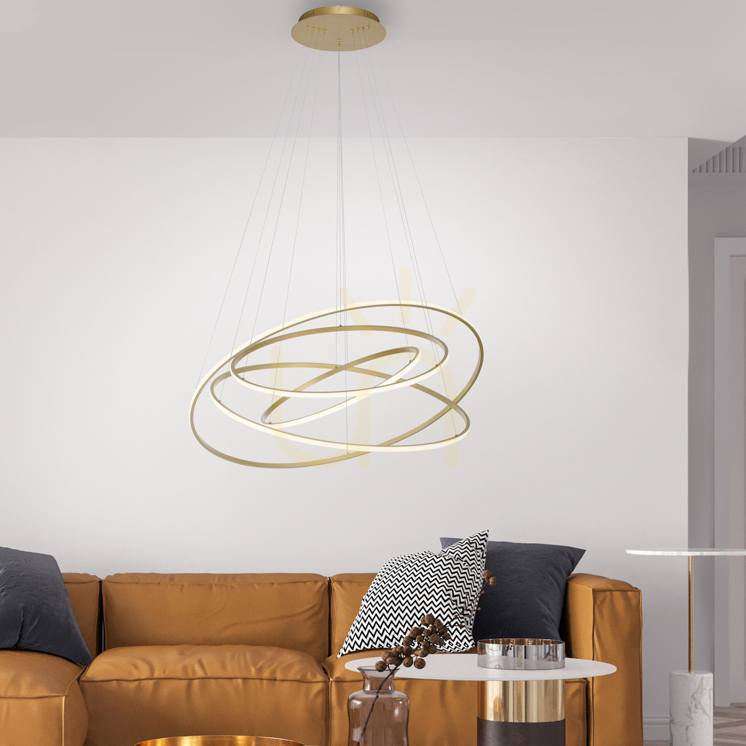 previzualizare TESSARA 2124-60 Lampa suspendată din alamă cu 1 LED TESSARA 2124-60 Lampa suspendată din alamă cu 1 LED