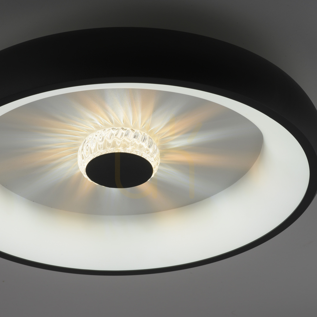 Spectacol VERTIGO 14384-18 Lampa de tavan neagră, 1xLED VERTIGO 14384-18 Lampa de tavan neagră, 1xLED