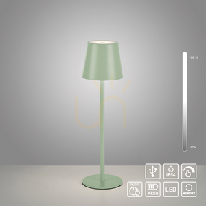 Lampa de masă EURIA 19250-43, verde, cu 1 LED small 13